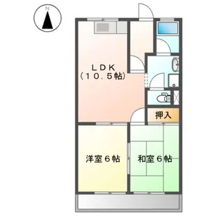 ロイヤルコープM【00306号室】の間取り