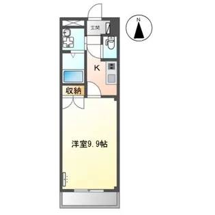 サンシャイン ビレッジ【3階】の間取り