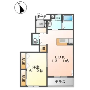 グレイシャス ダック【1階】の間取り