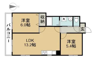 プロミネントAMA【4階】の間取り