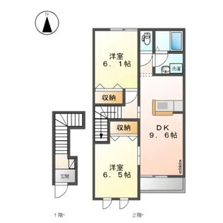 スミエール【2階】の間取り