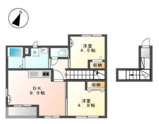 WOOL【2階】の間取り