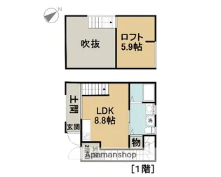 ESPRESSO清須【1階】の間取り