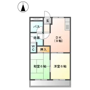 コーポマルベリー【00203号室】の間取り