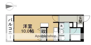 パレ・ジュイール【302号室】の間取り