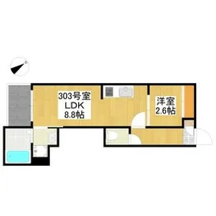 REGALEST下小田井【3階】の間取り