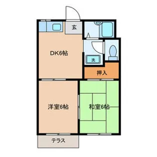 フォーブルB【101号室】の間取り