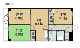 サンモール西鳥【2階】の間取り