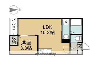 LECOCON津島【2階】の間取り