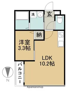 LECOCON津島【1階】の間取り