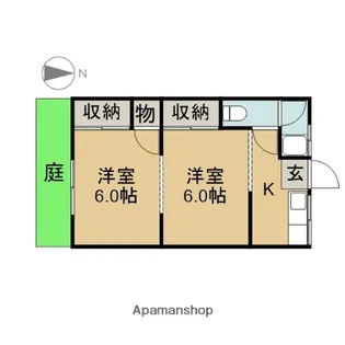 丸田コーポ【103号室】の間取り