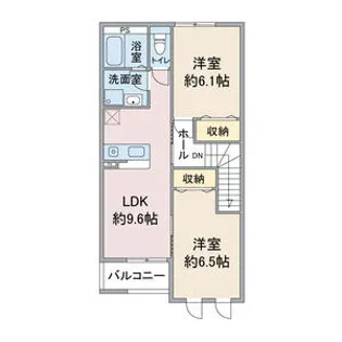 フォレスト【201号室】の間取り
