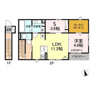 メゾン ド R【2階】の間取り