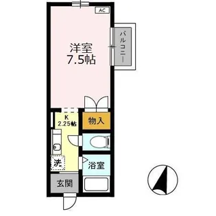 グレイスフルⅠ【1階】の間取り