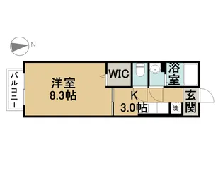 ピアチェーレ B棟【1階】の間取り