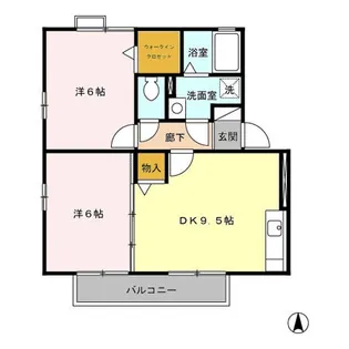 ピア ネクスト A【203号室】の間取り