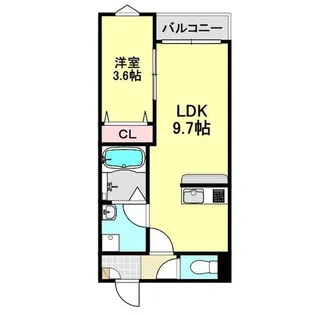 LECOCON甚目寺【3階】の間取り