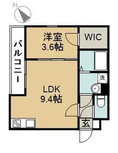 ジーメゾン清須アルカウス【301号室】の間取り