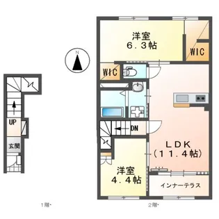 ドエル・カルミア【2階】の間取り