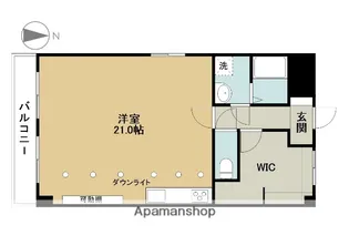 ルミエール緑【208号室】の間取り