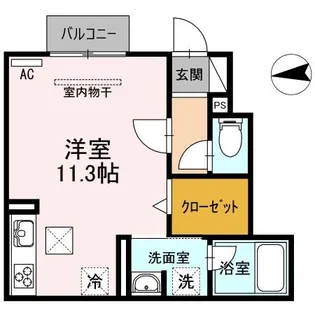 パストラル B棟【1階】の間取り