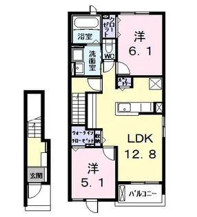 サンライズスクエア【2階】の間取り