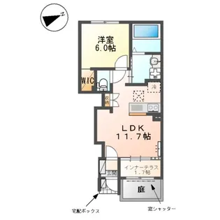 マヒナ【1階】の間取り