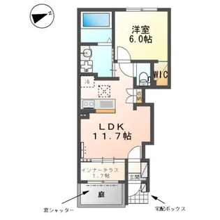マヒナ【1階】の間取り