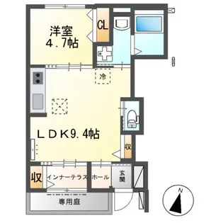 仮)大治町八ツ屋アパート【101号室】の間取り