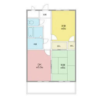ロイヤル栄光【3B号室】の間取り