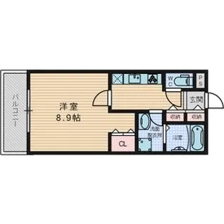 BELLE LEAD 小津【2階】の間取り