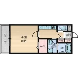 BELLE LEAD 小津【1階】の間取り