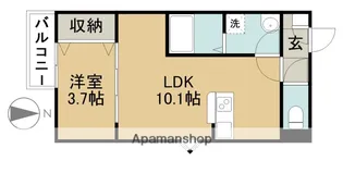 LECOCON津島Ⅴ【1階】の間取り