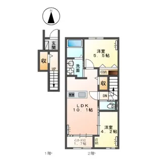 ベル・ボヌール【2階】の間取り