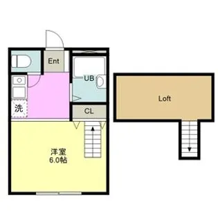 リバーサイドアーバングリーン【202号室】の間取り