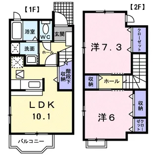 ベネフィット【1階】の間取り