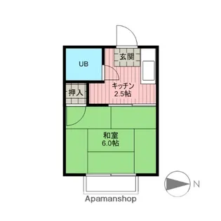 ファミール堤【2階】の間取り