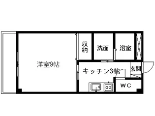 アーバンコート志貴崎【1階】の間取り