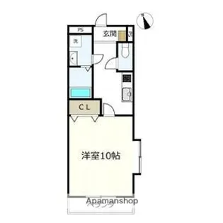 ハイツ幸知【2階】の間取り