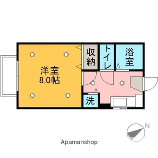 サンハイツ住吉3【101号室】の間取り