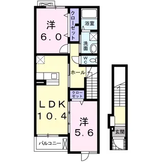 エル・東山【2階】の間取り