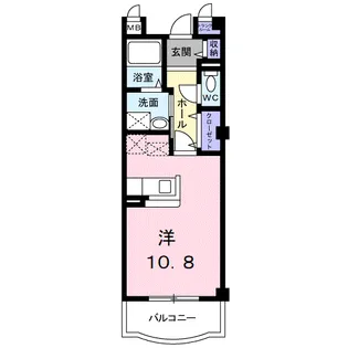 キートス湯山【2階】の間取り