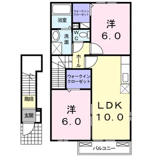プレシャス【2階】の間取り