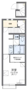 レオネクストピエス石川【203号室】の間取り