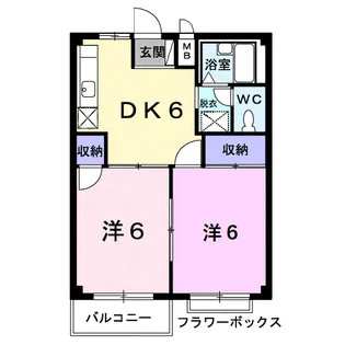 メゾン鶴見A【2階】の間取り