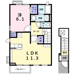 マーベラスシーダー【2階】の間取り