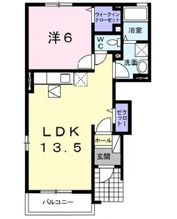 ベルメゾン【1階】の間取り