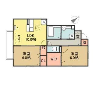 サニーソフィア A棟【1階】の間取り