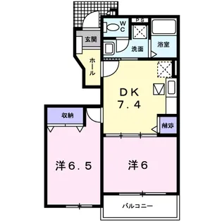 サニー・レジデンス【1階】の間取り