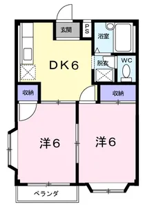 グリーンハイツ雅A【2階】の間取り